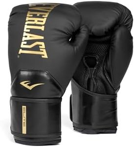 Everlast Elite 2 Gants de Boxe – Ajustement sûr, Absorption des Chocs, Respirants, Soutien du Poignet, Mousse Style attelle – Taille Adulte – Idéal pour la Boxe, Le Sparring, Les entraînements avec
