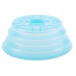 Kichwit Collapsible Silicone Microwave Plate Cover Splatter Guard Dishwasher Safe & BPA Free