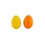 Brainsmith Swoora Wooden Egg Shakers, Set of 2 - Colourful and Baby-Safe Sound Toy for New Born Baby and Toddlers (0-3 Years) - Hold and Shake Toys