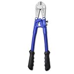 ThreeH Bolt Cutter T8 Steel Jaws Industrial Heavy Duty Bolt Cutter for Chain Rods Rivets Metal Locks Wire Rope 14 Inch Non-slip Handles