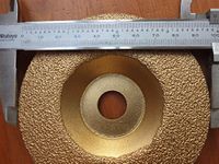 TechDiamondTools Diamond Cup Wheel for Angle Grinder 4 inch 30 Grit