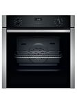 NEFF B3ACE4HN0B N50 Single Oven, Side & Hide with fixed handle and Cliprails