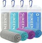 Cooling Towel (40"x12"), Ice Towel, Soft Breathable Chilly Towel, Microfiber Instant Cooling Towel for Yoga, Sport, Running, Gym, Workout,Camping, Fitness, Workout