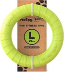 PetSpy Dog Training Ring for Outdoor Fitness Floatable Pulling Toy and Flying Disc Interactive Play Tool for Small Medium Large Dogs