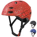 Kids Bike Helmet, Crash Style Boys and Girls Helmet, Adjustable Breathable ABS Hard Shell Skateboard Helmet for 5-14 Ages Children and Teens, Scooter Helmet for BMX Cycling, Biking,Inline Skating