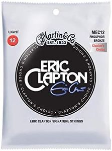 Martin MEC12 Clapton's Choice Phosphor Bronze Acoustic Guitar Strings, Light