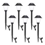 HECARIM Low Voltage Path Lights, 6 Pack Outdoor Landscaping Path Light, Low Voltage Garden Lights, Waterproof LED Landscape Lights for Walkway, Pathway, Lawn, Yard and Driveway