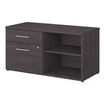 Bush Business Furniture Office 500 Low Storage Cabinet, Storm Gray