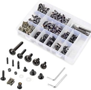 210PCS Motorcycle 304 Stainless Steel Fairing Bolt Kit M5 M6 Fasteners Fit for Kawasaki Suzuki Honda Yamaha Kawasaki Suzuki BMW