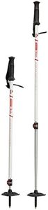MSR DynaLock Trail 2-Section Alumunium Backcountry Poles, White, 80-140cm
