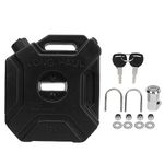 1.3 Gallon Fuel Tank, Mountable Gas Can, Oil Petrol Storage Can, Emergency Backup Tank, Gasoline Container, Fuel Transfer Tank for Car, Motorcycle, UTV, ATV, Dirt Bike (with bracket）