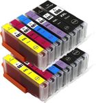 ExtraPrint 12 Pack Compatible Replacement for Canon PGI-680XXL PGI680XXL CLI-681XXL Extra High Yield Inkjet Cartridges Combo [2BK,2PBK,2C,2M,2Y,2PB] for PIXMA TS8160 PIXMA TS8260 PIXMA TS8360 PIXMA