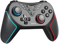 Wireless Switch Controller with Hall Joystick, NO Drifit, Switch Pro Controller Remote Gamepad for Nintendo Switch/Lite/OLED, Hall Effect Controller with 6-Axis Gyro, Programmable, Turbo, Vibration, Wake Up - Black Myth: Wukong