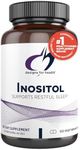 Designs for Health Inositol Capsules - 900mg per Capsule Inositol Dietary Supplement for Female Hormone Support, Relaxation & Liver Health Support - Brain Support Supplement (120 Capsules)