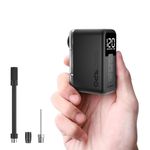 COOSPO X1 Mini Electric Bike Pump with Gauge, 120PSI Portable Bicycle Tire Pump, Auto Stop, Fast Inflation for Presta & Schrader Valves, USB-C Rechargeable, Compact for Road/Mountain Bikes