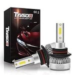 ZIHAOE Brightest 9006 HB4 LED Headlight Bulb, 110W Car Headlight, 20000lm 6000K White, 9v-32v Halogen/Xenon Bulb Replacement Kits, 55W / Bulb, 2Pcs / Set