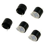 uxcell 12mm Dia 5 Pcs DC 5V 2 Terminals Electronic Continuous Sound Buzzer