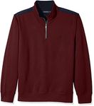 Nautica Men's 1/4 Zip Pieced Fleece