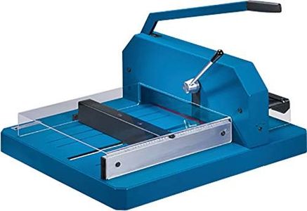 Dahle 846 Professional Stack Cutter, 500 Sheet Capacity, 16-7/8" Cut Length, German Engineered, w/Integrated Safety Features
