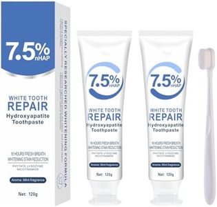 2 Pcs Hydroxyapatite Dentifrice Repair Toothpaste Hydroxyapatite Toothpaste Nano Hydroxyapatite Toothpaste Dentifrice Hydroxyapatite Repair Toothpaste Hydroxyapatite Dentifrice Avec Brosse à Dents