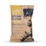 Two Brothers Organic Farms Besan Flour (1KG)| Gram Flour | Stoneground
