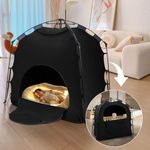 XVISHX Sleep pod for Pack and play, Blackout tent One-touch Assembly, Baby Crib Tent, Travel Crib Canopy, Pack N Play Blackout Cover, Block Out 95% Light