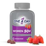 One A Day Women 50 Plus Multivitamin Gummies- Advanced Multivitamin Gummy with Brain Function & Immunity Support, Formulated with Vitamins & Minerals for Women 50+, 130 Gummies