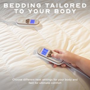 Snuggledown King Size Electric Blanket – Soft Heated Bed Cover