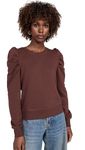 Rebecca Minkoff Women's Rm422106ta Sweatshirt, Chestnut, XL