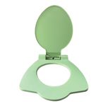 MESTRO Classic Anglo Indian Seat Cover Heavy Duty Toilet Commode Seat Cover (GREEN)