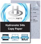 TerraSlate Waterproof Paper - Rain/Weather Proof Hydronote 54lb Multipurpose Copy Paper 8.5” x 11” White Paper, Inkjet Printer and Laser Printer Paper Compatible, 100 Sheets