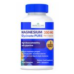 MAGNESIUM GLYCINATE 350 MG 90 counts Made in Canada 1 Capsule a Day