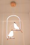 swanart Metal Chirpy Twin Pendant Hanging Lights For Living Room Lights: Double Delight