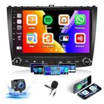 2+64G Android Car Stereo for Lexus IS250 IS200 IS220 IS300 IS350 2006-2010 Upgrade Radio Carplay Android Auto Mirror Link 30 Themes 10.1 inch Touch Screen Head Unit FM GPS Bluetooth+Backup Camera&MIC