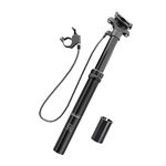 Bibike Dropper Post 27.2/30.4/30.9/31.6/33.9mm x 440mm Length 125mm Travel Remote External Cable