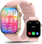 SOUYIE Smartwatch Donna, 2.04" Orologio Smartwatch con Effettua o Risposta Chiamate, 100+ Sportive Smart Watch, SpO2/BP/Cardiofrequenzimetro, Impermeabil IP68 Smart Watch per Android/iOS