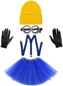 PIIDUOO Minion Costume for Adult Women - Halloween Costumes Accesories Cosplay