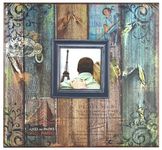 MBI Vintage Travel Post Bound Scrapbook with Window 12 x 12-Inch