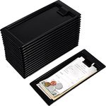 Black Check Holders, Check Presenters for Restaurants, Check Presenter Trays Guest, Check Tip Trays Waitress, Check Holders Guest, Check Presenters for Restaurants, Bars, Hotels (16 Pieces)