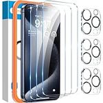 Fotbor [3+3 Pack for iPhone 15 Pro 