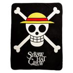 Great Eastern GE-57051 One Piece Straw Hat Pirates Throw Blanket (50-Inch X 60-Inch)