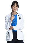 CHEROKEE Women Scrubs Lab Coat 28'' Consultation CK451, S, White