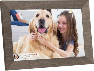 Ekasoco 10.1 Inch Digital Photo Frame - WiFi Digital Picture Frame Built-in 32GB Memory, 1280x800 IPS Touchscreen Digital Frame Easy Setup, Auto-Rotate, Share Photos & Videos Anywhere via Uhale