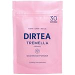 DIRTEA Tremella Mushroom Powder | 2,000mg / Serving | Organic, Vegan & Non GMO | Skin Hydration & Collagen Production | High Strength Supplement | 60g - 30 Servings