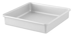 LloydPans Kitchenware Square Cake Pan, Aluminium, Multi-Colour, 22.86 x 22.86 x 5.08 cm