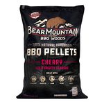 Bear Mountain BBQ 100% All-Natural Hardwood Pellets - Cherry Flavor (20 lb. Bag) Perfect for Pellet Smokers, or Any Outdoor Grill | Mild, Fruity Wood-Fired Flavor