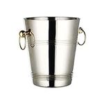 Ice Buckets Stainless Steel Ice Bucket with Carry Handles, Beverage Tub for Parities Picnics Camping Outdoor Bar Use Ice Bucket Kits