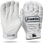 Franklin Sports CFX Fp Chrome Softball Batting Gloves Pair, White, Women's X-Large