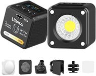 ULANZI L2 Bi-Color COB Video Light Mini Cube Lights, LED Camera Lights Portable Photography Video Lighting, 2700-7000K Bi-Color Dimmable, CRI95+, 800mAh Rechargeable & Magnetic Designs