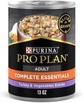 Purina Pro Plan Adult Turkey and Vegetable Entree Wet Dog Food 368 g, Pack of 12